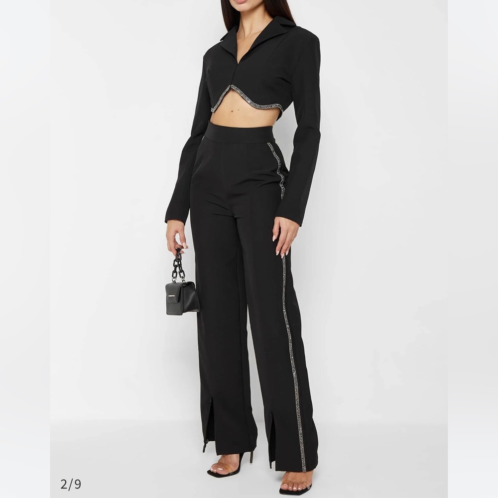 NWT Embellished Trousers